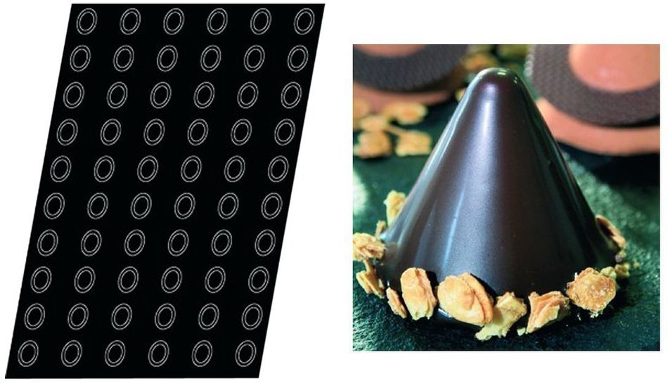 Flexipan 336339 Mini Cones Nonstick Sheet Mold N2