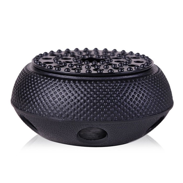 Homestia Cast Iron Teapot Warmer Black Honeycomb Pattern Antique Style 5.12"(Dia) N4