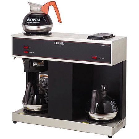 12-Cup Commercial Coffee Brewer, 3 Warmers