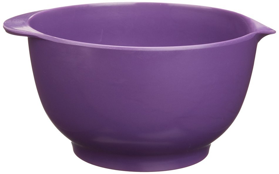 GHP 3-Piece Melamine Mixing Bowl Set with Non-Skid Silicone Bottoms, Yellow/Blue/Green N2