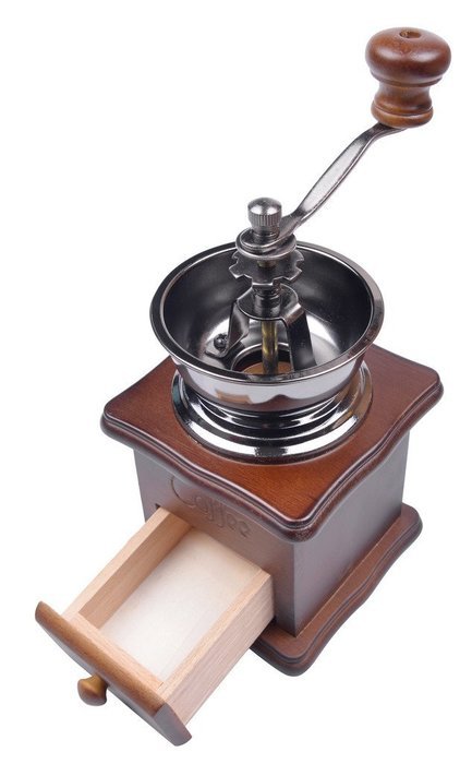 ChezMax Vintage Wooden Manual Grinder, Brown N6