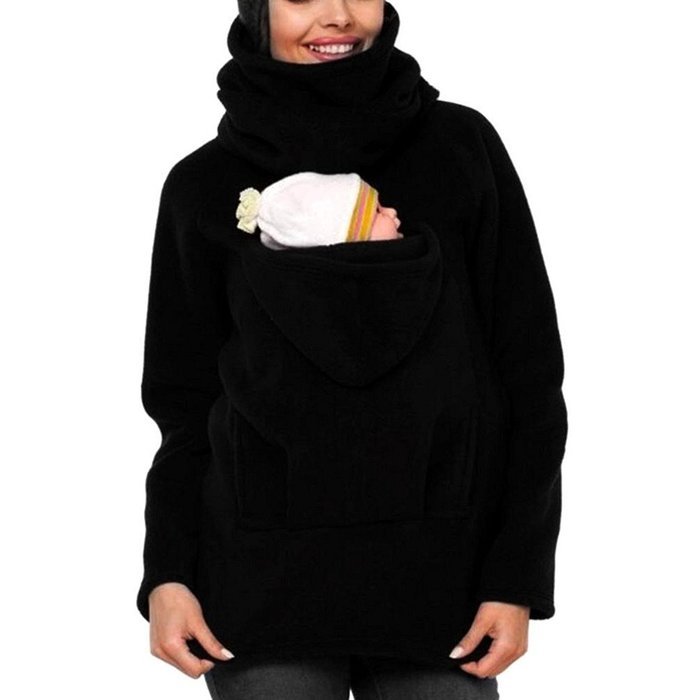 Pregnant Coat,Morecome Baby Carrier Jacket Kangaroo Winter Maternity Outerwear N5