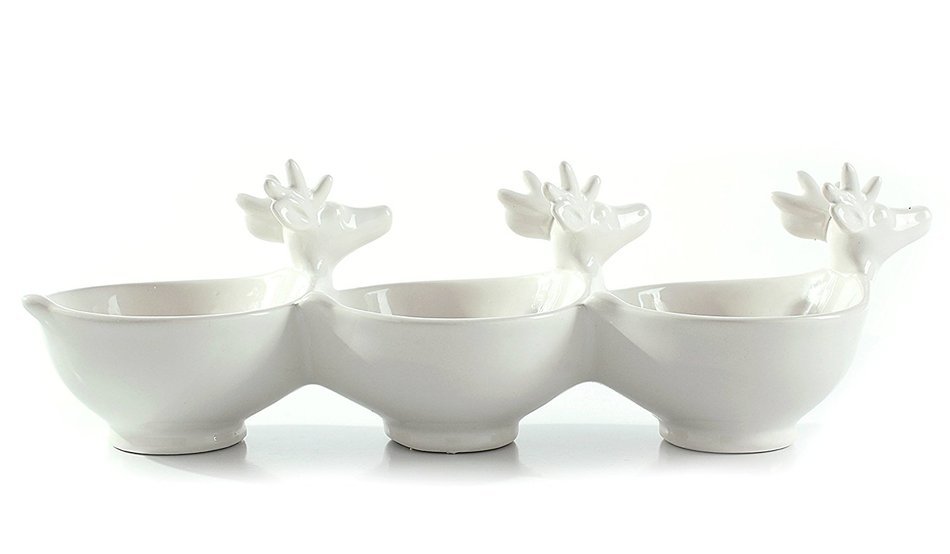 Tea Storage Bulk Candy Jars, Ceramic Reindeer Kitchen Canister Decor N23