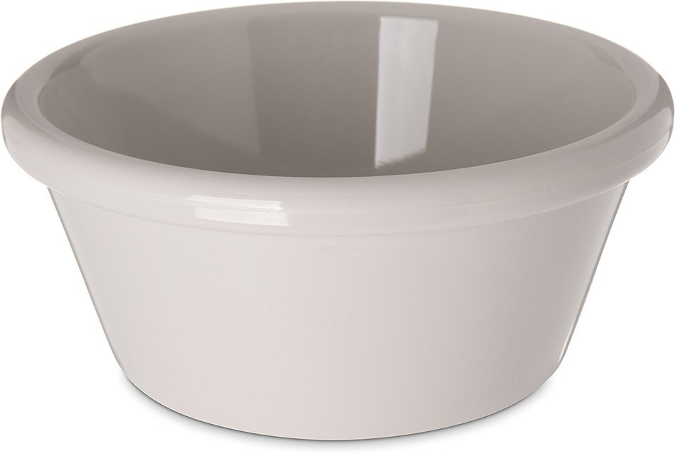 Carlisle 4312642 SAN Smooth Ramekin, 6-oz. Capacity, 1.80 x 3.90", Bone (Case of 48) N5