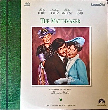 The Matchmaker - Starring Shirley Booth, Anthony Perkins, Shirley MacLaine, Paul Ford (1958) - Laser Disc