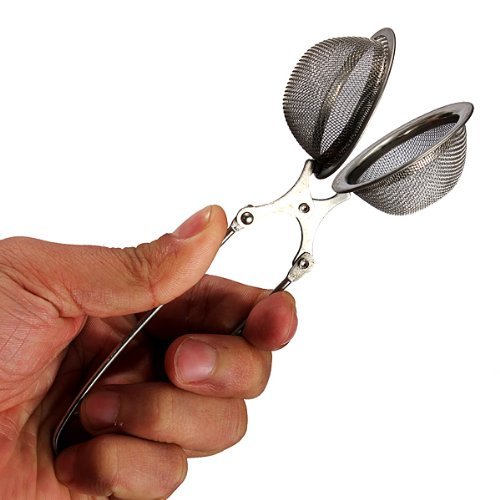 "Stainless Steel Tea Spoon Filter Mesh Ball Infuser Strainer" shopping N3