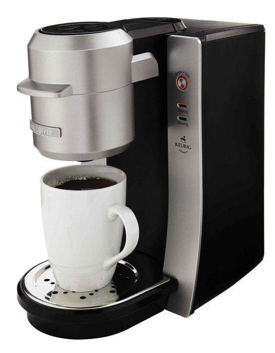 Mr. Coffee BVMC-KG2W-001 Single Serve Coffee Brewer, White N4