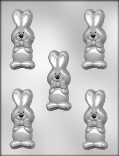CK Products 3-1/2" Bunny W/Bow Choc Mold