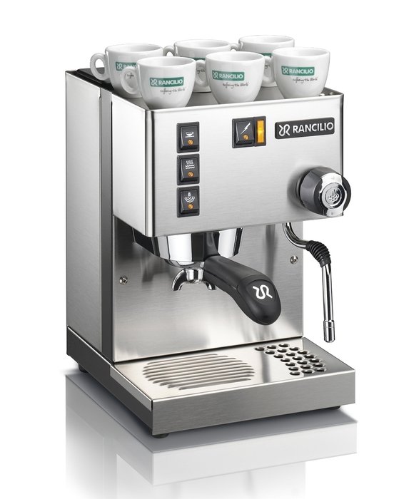 Rancilio Silvia Espresso Machine with Iron Frame and Stainless Steel Side Panels, 11.4 by 13.4-Inch N4