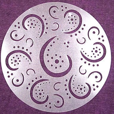 Sher 4 Pcs Round Cake Fondant Mold Craft Decorating Cutter Flower Heart Sugarcraft 20200.12 cm N3