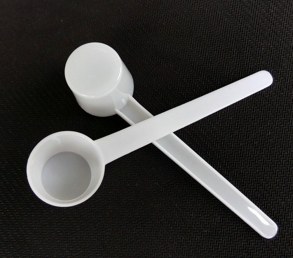 Lautechco&reg; 10pcs Plastic 5g White Coffee Spoon for Nespresso Refillable Reusable Compatible Capsule
