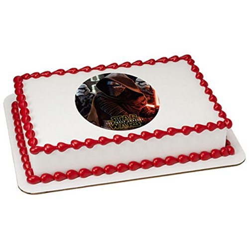 8" Round - Star Wars Kylo Ren - Edible Cake/Cupcake Party Topper!!!