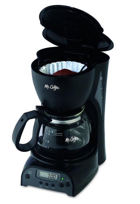 Mr. Coffee 4-Cup Programmable Coffeemaker, DRX5 N3