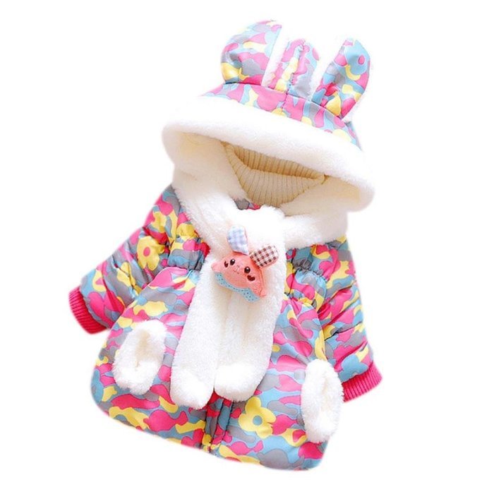 Baby Infant Girls Clothes,Laimeng Fur Winter Warm Hooded Coat Cloak Jacket Thick Warm Clothes (S, Green) N6