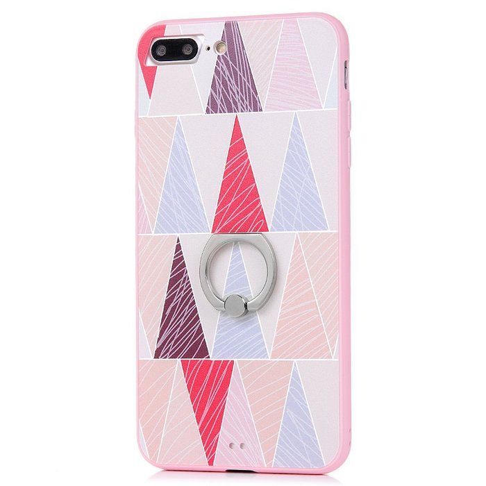 Badalink iPhone 7 Plus Case (5.5") 360 Degree Rotating Ring Holder Kickstand Shockproof Soft TPU Bumper Frame... N93