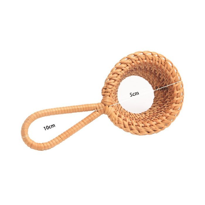 Belabeno Handmade Natural Wooden Rattan Tea infuser filters