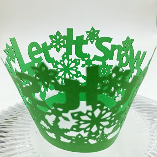 CozyT 50 PACK Cupcake Wrappers Artistic Bake Cake Paper Cups Vine Lace Laser Cut Liner Baking Cup Muffin Case... N27