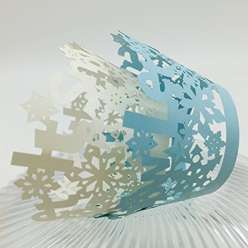 CozyT 50 PACK Cupcake Wrappers Artistic Bake Cake Paper Cups Vine Lace Laser Cut Liner Baking Cup Muffin Case... N30