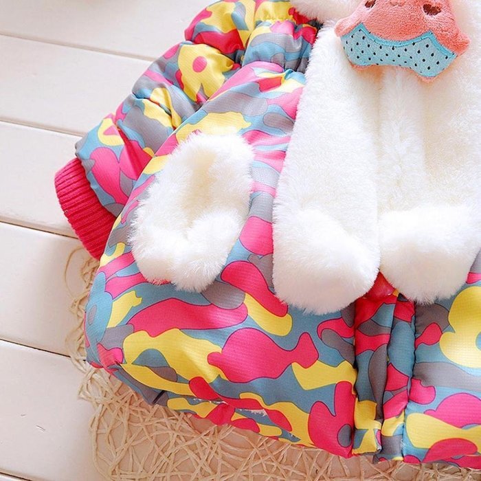 Baby Infant Girls Clothes,Laimeng Fur Winter Warm Hooded Coat Cloak Jacket Thick Warm Clothes (S, Green) N9