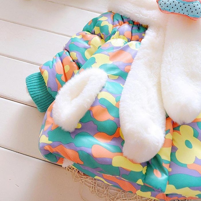 Baby Infant Girls Clothes,Laimeng Fur Winter Warm Hooded Coat Cloak Jacket Thick Warm Clothes (S, Green) N11