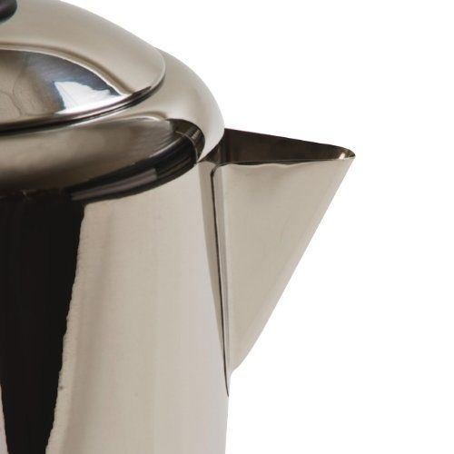 Stainless Steel 8-cup Coffee Maker Percolator Stove Top Brewer Pot N4
