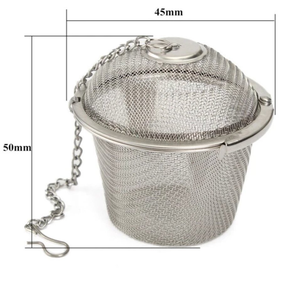 Kei Tea Infuser long handed stainless steel strainer N4