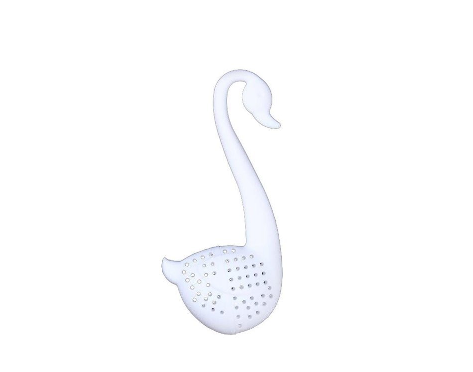 Swan Tea Infuser / Strainer (Black & White) N3
