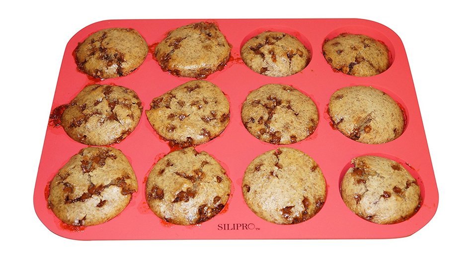 SiliPro Silicone Muffin Pan, 12 Cups N2