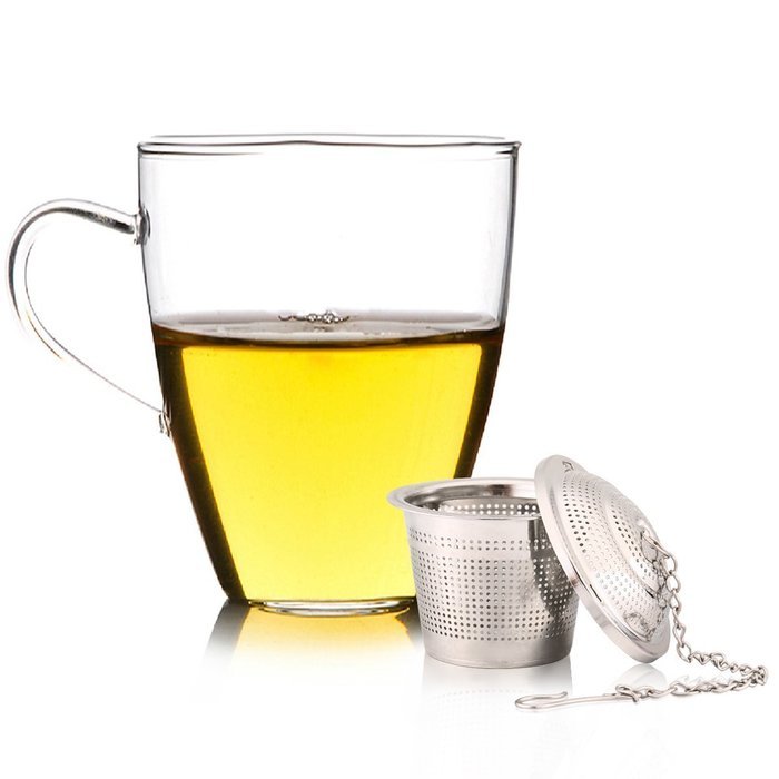 Metrical Poetry Loose Tea Infuser (Set of 2) for Loose Leaf Grain Tea Cups, Mugs, and Teapot - 304 Grade Ultra... N3