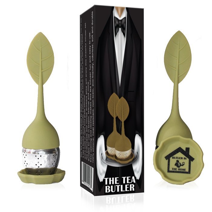 Tea Infuser 2 Pack Butler in the Home Loose Leaf Tea Water Infuser Steeper Strainer Filter Silicone and Stainless... N4