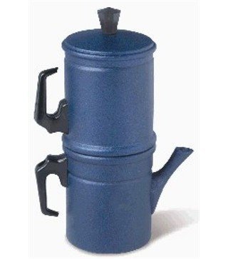 Blue Neapolitan Coffee Maker