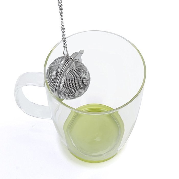 Tea Infuser PER-IHOME Set of 6 Stainless Steel Mesh Tea Filter - Perfect Strainer for Loose Leaf Tea N12