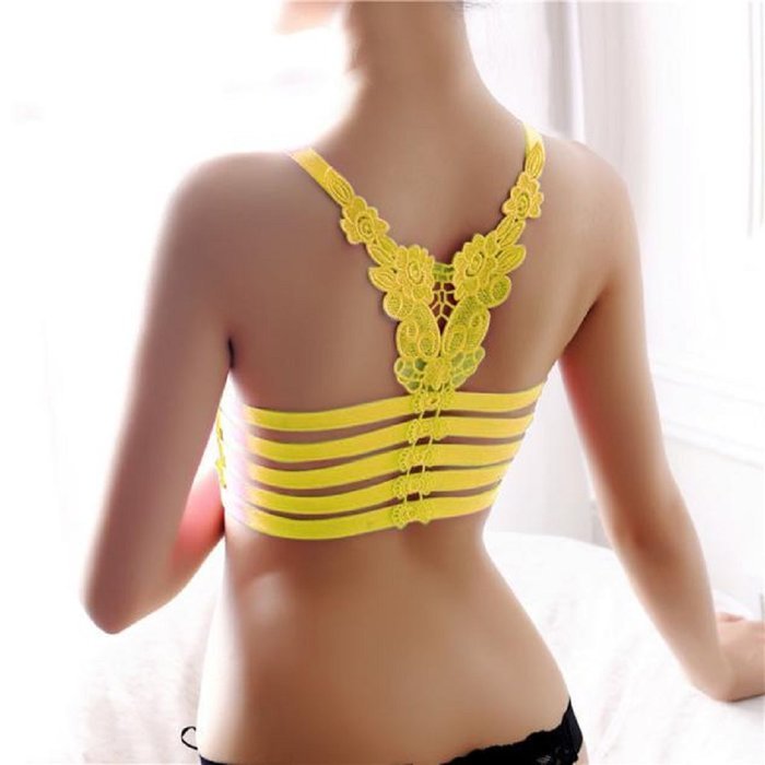 Bra Top ，Beautyvan Comfortable Fashion Women Lady Sports Yoga Athletic Solid Wrap Chest Strap Vest Bra (Black) N10
