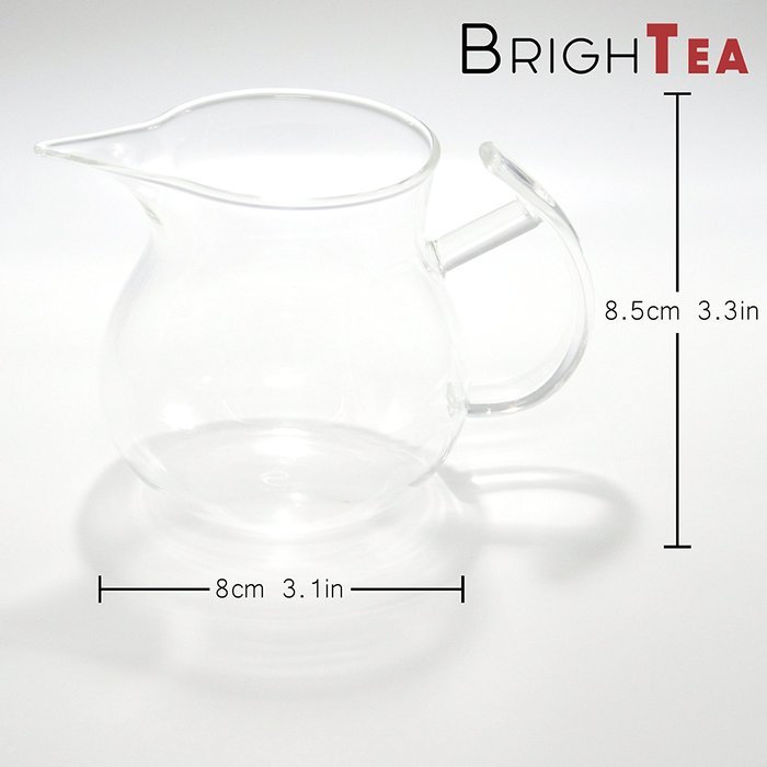 ELITEA Extra Thick Clear Glass Milk Tea Serving Pitcher Mug 200ml / 7 fl.oz CLEARANCE N9