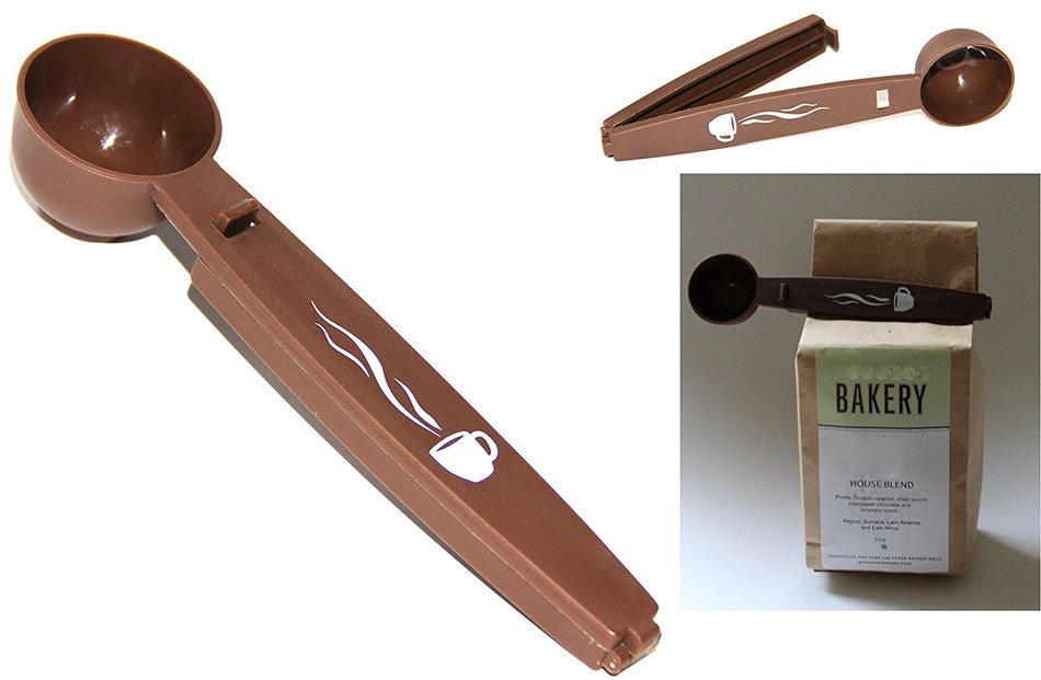 2 Coffee Scoop & Bag Clip N2