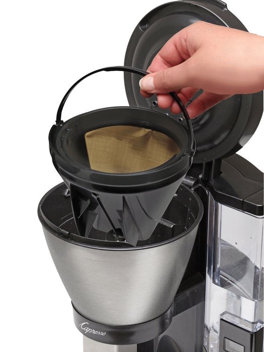 Capresso MT900 10-Cup Rapid Brew Coffee Maker w/ Thermal Carafe Bundle