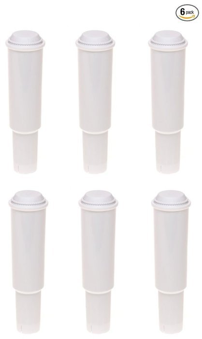 Jura 7520 Claris Water Care Cartridge, 6 Pack. Fits Jura/Capresso models C1000, C3000, F9, S7, S8, S9.