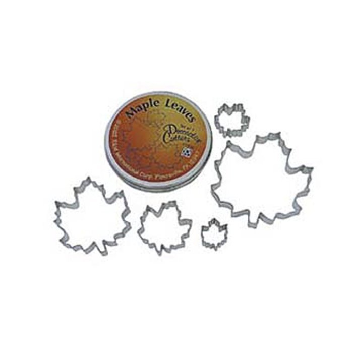 Dress My Cupcake DMC41CC1936 Maple Leaf 5-Piece Cutter Set in Can