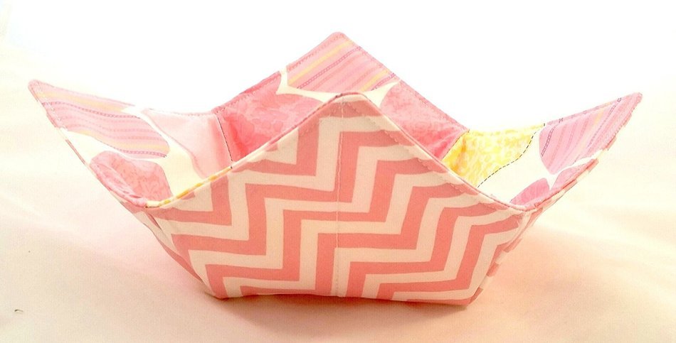 Microwave Bowl Cozy Hearts/Chevron 3 pc. Set N5