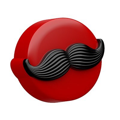 SpinningLeaf Mustache Sandwich Cookie Mold N3