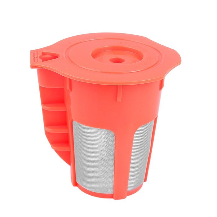 Powstro Reusable Coffee Filter, 2pcs Refillable Compatible with Keurig 2.0 K-Carafe (with Coffee Spoon) N8