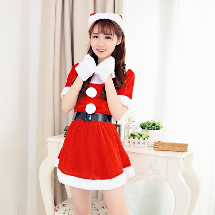 Christmas Costume Fancy Dress ,BeautyVan Women Sexy Santa Christmas Costume Fancy Dress Xmas Office Party Outfit N101