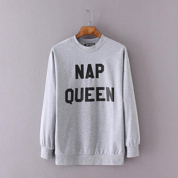 Pullover Tops,Morecome Women Ladies Letter Print Long Sleeve Sweatshirt Loose Blouse N64