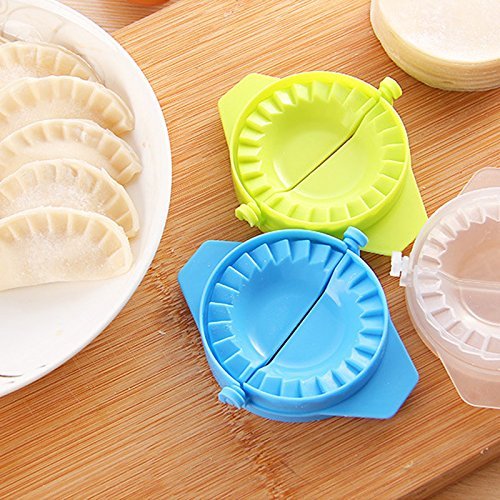 Efbock Safe and Environmental Plastic Ravioli/Pierogi/Dumpling Maker/Press/Mould/Pan/Mold 5pcs N4