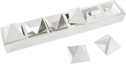 Fat Daddio's Pastry Ring Pyramid Base Stainless Steel 20-Gauge Pastry Ring, 15-3/4-Inch by 4-Inch by 2-Inch