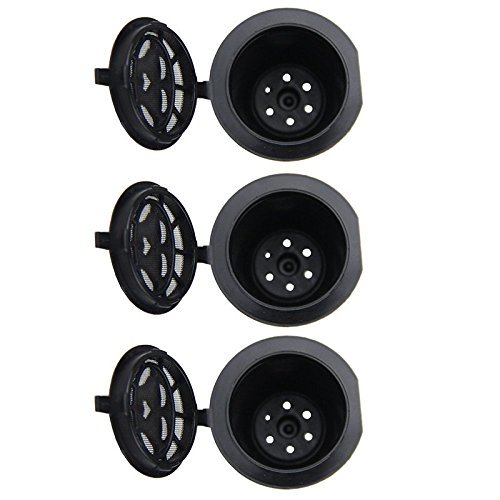 5 pcs For Refillable Coffee Capsule Cup Reusable Refilling For Nespresso machine not for Dolce Gusto