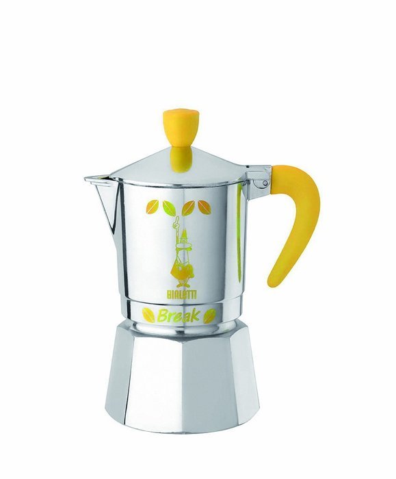 Bialetti: Break Coffee Maker 3-Cups YELLOW [ Italian Import ]