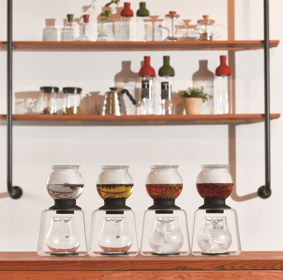 HARIO Tea Dripper 'Largo' Stand Set 800ml TDR-8006T N2