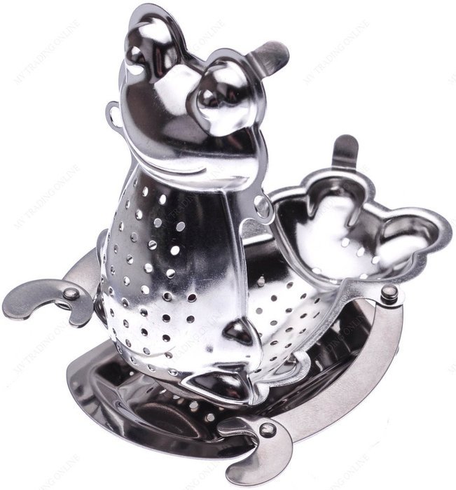Kafuh FJT019 Stainless Steel Push Style Ball Tea Infuser N12