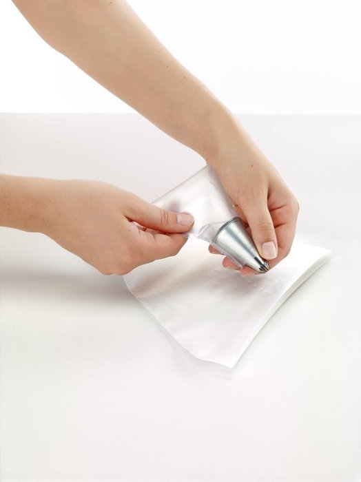 EKIND Reusable Silicon Cake Pastry Bag Cream Icing Piping Bag Cake Decorating Bags Tools Set (3 size in 1) N23